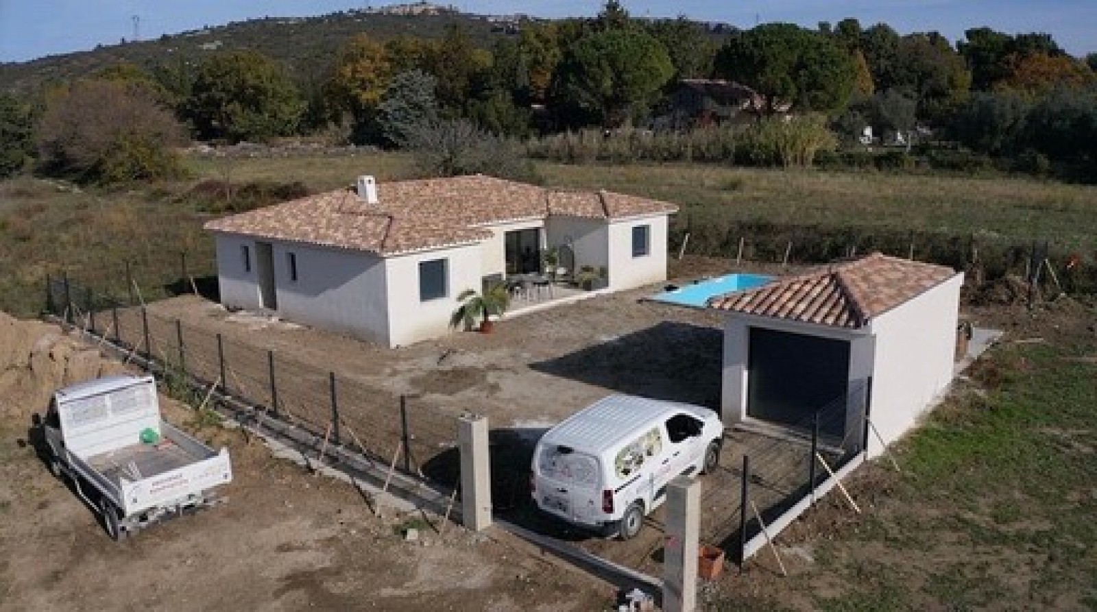 Construction en cours sur la commune d’Eyguieres